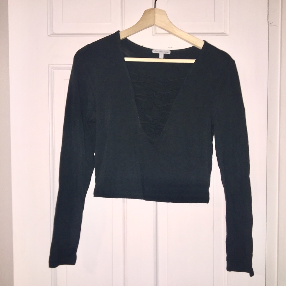 Criss Cross Front Crop Top